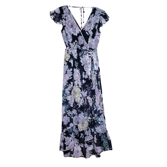 Band of Gypsies Dresses & Skirts - Band of Gypsies Blue Floral Dress